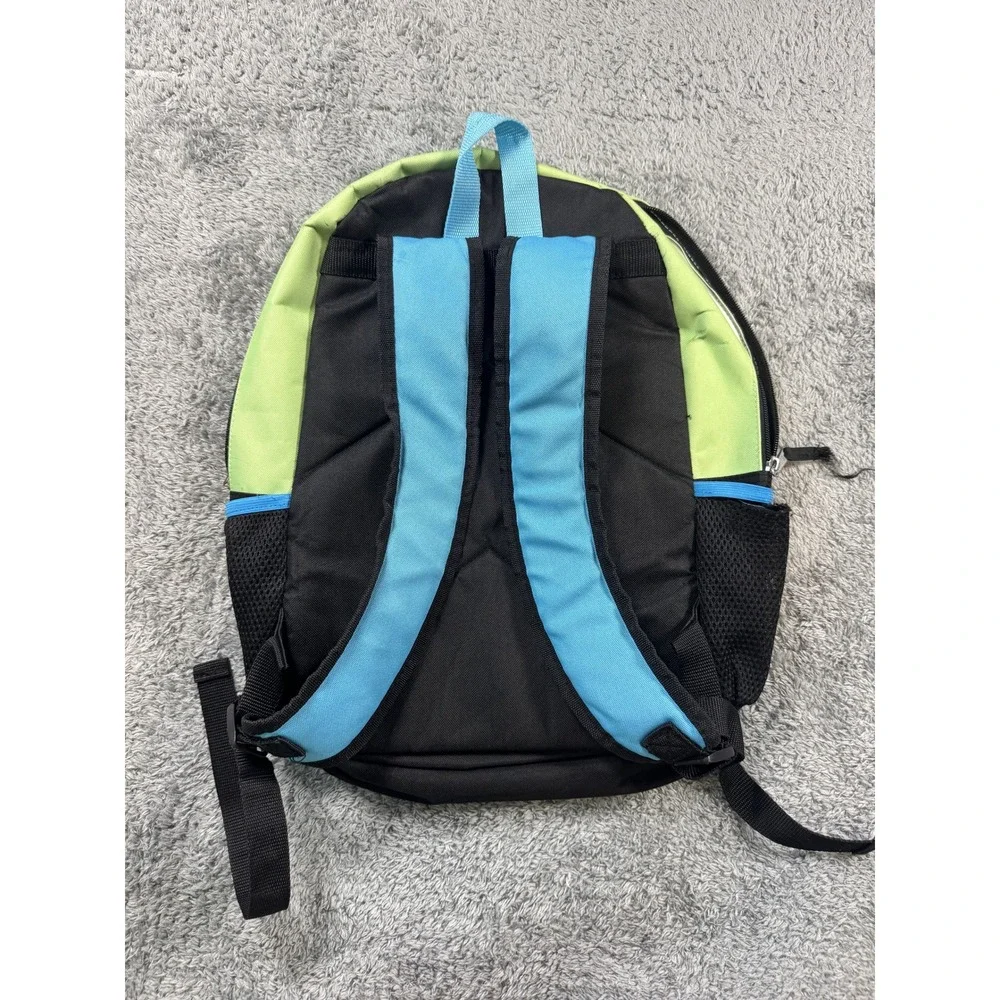 Unbranded Boys Born To Skate Backpack Medium Black Neon Green Gamer Graphics